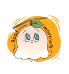 ぽむぽむ りんご（個別スタンプ：4）