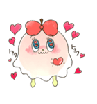 ぽむぽむ りんご（個別スタンプ：5）