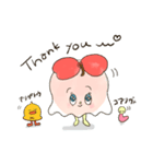 ぽむぽむ りんご（個別スタンプ：6）