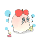 ぽむぽむ りんご（個別スタンプ：7）
