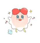 ぽむぽむ りんご（個別スタンプ：8）