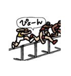 陸上くん1号「とにかく競技中！」（個別スタンプ：7）