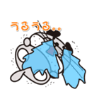 太眉カワウソ川谷さん！ 鹿児島県垂水市！（個別スタンプ：20）