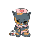 リコさんのねこ「HUANHUAN」bySIMAR（個別スタンプ：1）