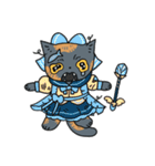 リコさんのねこ「HUANHUAN」bySIMAR（個別スタンプ：11）