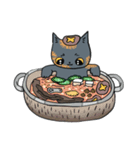 リコさんのねこ「HUANHUAN」bySIMAR（個別スタンプ：17）
