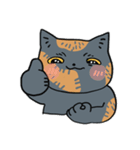 リコさんのねこ「HUANHUAN」bySIMAR（個別スタンプ：18）