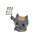 リコさんのねこ「HUANHUAN」bySIMAR（個別スタンプ：19）