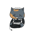 リコさんのねこ「HUANHUAN」bySIMAR（個別スタンプ：24）