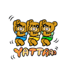 3BEAR BROS. クマ三兄弟スタンプvol.2（個別スタンプ：14）