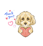 My Dog Stickers-おんぷ＆ぽっぷ-（個別スタンプ：1）