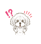 My Dog Stickers-おんぷ＆ぽっぷ-（個別スタンプ：6）