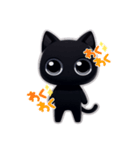 黒猫のくろろ（個別スタンプ：4）