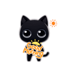 黒猫のくろろ（個別スタンプ：6）