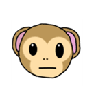 This is a monkey（個別スタンプ：4）