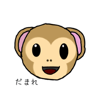 This is a monkey（個別スタンプ：17）