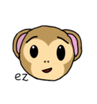 This is a monkey（個別スタンプ：18）