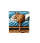 猫の日常風景画像スタンプ（個別スタンプ：15）