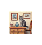 猫の日常風景画像スタンプ（個別スタンプ：22）