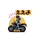 関西バイク女子（個別スタンプ：16）