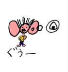 父と息子の手書きスタンプ（個別スタンプ：5）