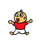 父と息子の手書きスタンプ（個別スタンプ：18）