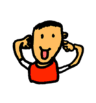 父と息子の手書きスタンプ（個別スタンプ：29）