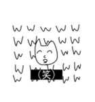 様子のおかしいきつね（個別スタンプ：28）