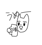 様子のおかしいきつね（個別スタンプ：34）