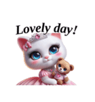 猫姫（こんにちは！）（個別スタンプ：3）