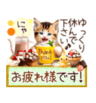 にゃ！猫語の三毛猫こねこちゃん 365days（個別スタンプ：19）