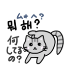 可愛い猫と韓国語（個別スタンプ：39）