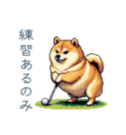 ゴルフ好き柴犬【あいさつ・連絡・敬語】（個別スタンプ：25）