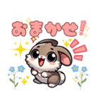 ラブリーバニーの幸せ日和（個別スタンプ：6）