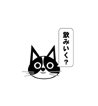 関西弁ハチワレの日常会話（個別スタンプ：4）