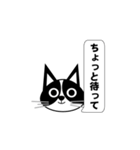 関西弁ハチワレの日常会話（個別スタンプ：38）