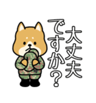 陸上自衛隊・柴犬三曹3・目上の方にもOK！（個別スタンプ：12）