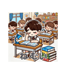 高校生の毎日（個別スタンプ：3）