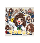高校生の毎日（個別スタンプ：5）