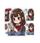 高校生の毎日（個別スタンプ：12）