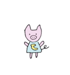 こぶたのぶーやん。（個別スタンプ：1）