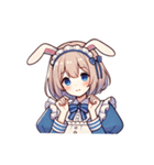 毎日メイドさん(癒しを添えて)1（個別スタンプ：8）