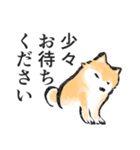 柴犬敬語スタンプ（個別スタンプ：4）