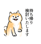 柴犬敬語スタンプ（個別スタンプ：26）