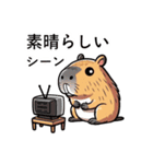 機嫌が悪いカピバラ（個別スタンプ：25）