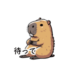 機嫌が悪いカピバラ（個別スタンプ：27）