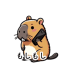 機嫌が悪いカピバラ（個別スタンプ：31）