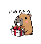 機嫌が悪いカピバラ（個別スタンプ：37）