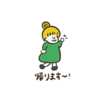 女の子たちのゆるいLINEスタンプ（個別スタンプ：7）