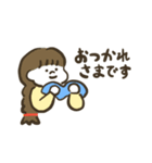 女の子たちのゆるいLINEスタンプ（個別スタンプ：18）